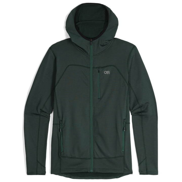 Vigor Grid Fleece Full Zip Hoodie - Men's