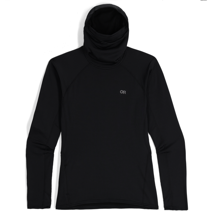 Vigor Grid Fleece Pullover Hoodie - Long Sleeve - Women's