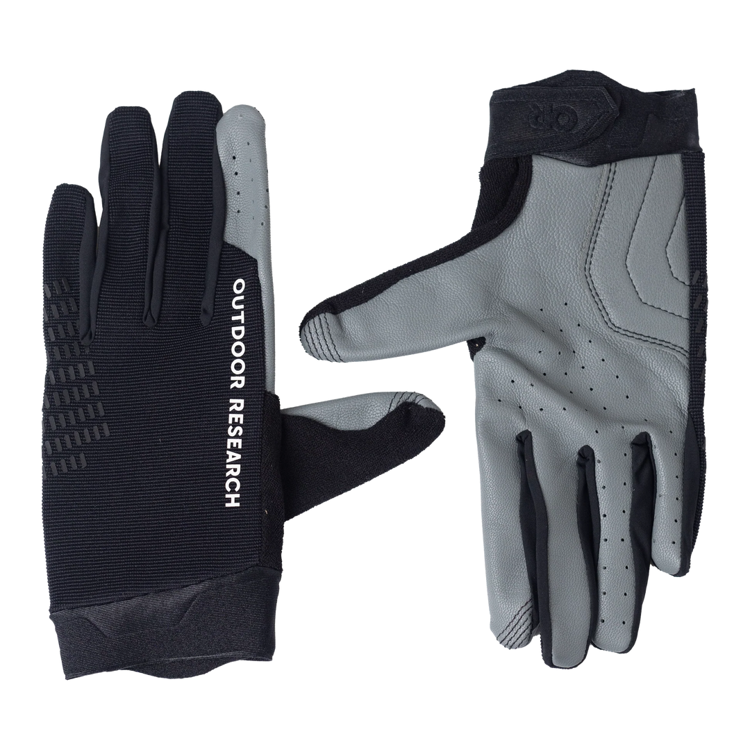 Freewheel Leather Palm MTB Gloves