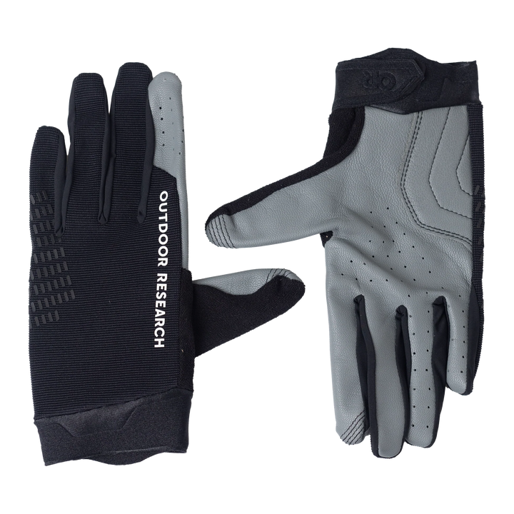 Freewheel Leather Palm MTB Gloves