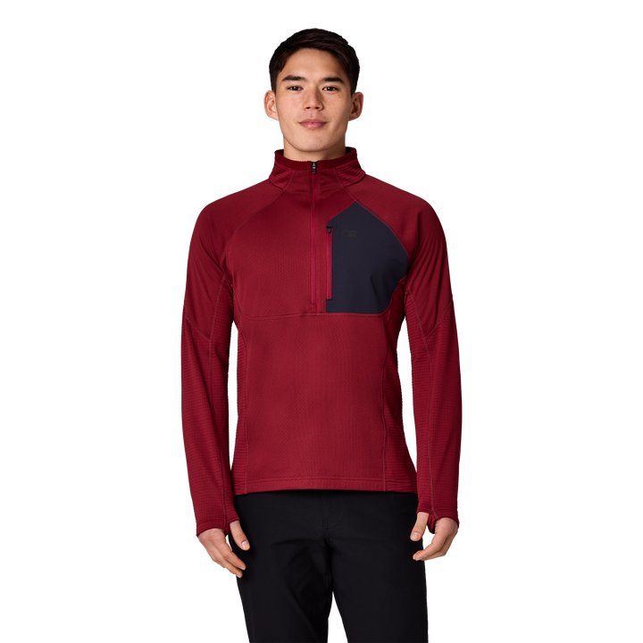 Deviator Fleece Zip Neck - Long Sleeve - Men's