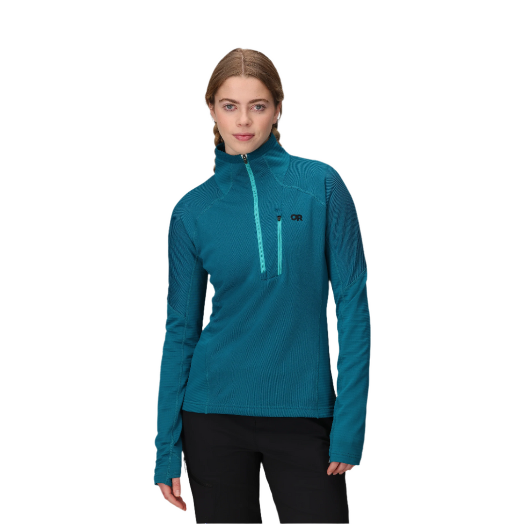 Deviator Fleece Zip Neck - Long Sleeve -  Women's