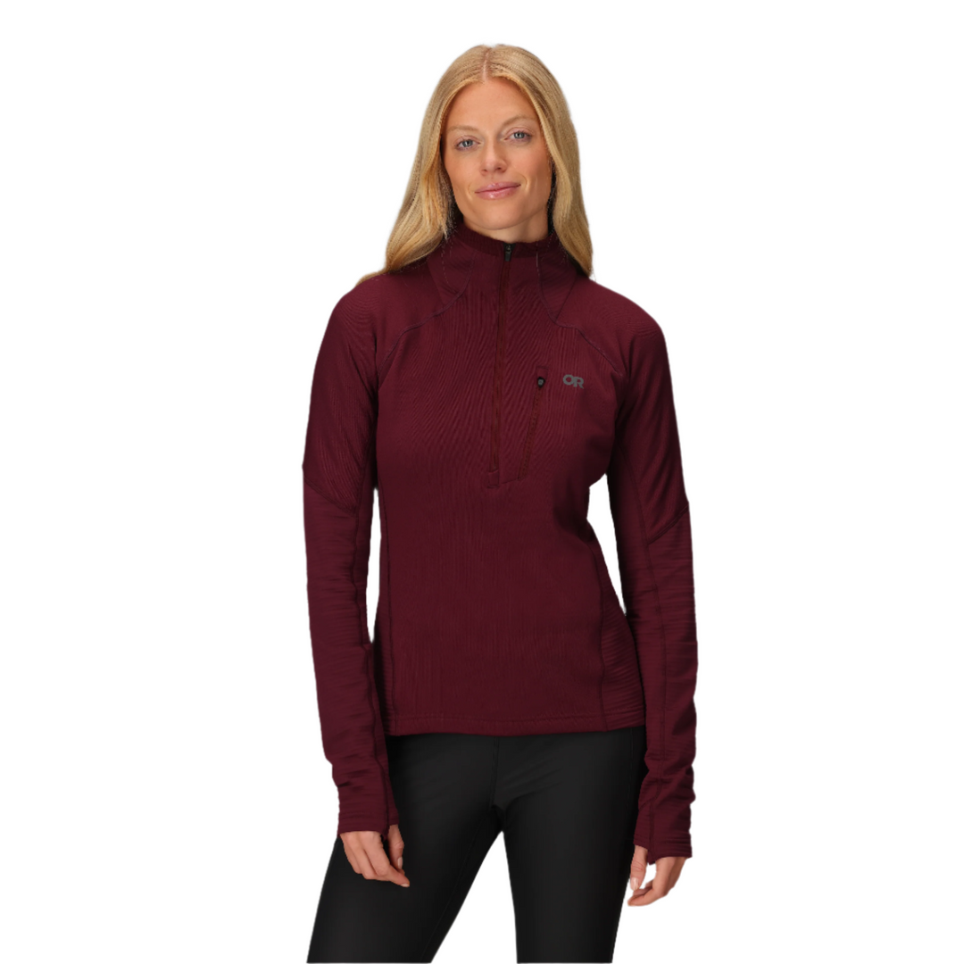 Deviator Fleece Zip Neck - Long Sleeve -  Women's