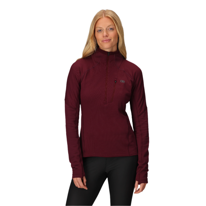 Deviator Fleece Zip Neck - Long Sleeve -  Women's