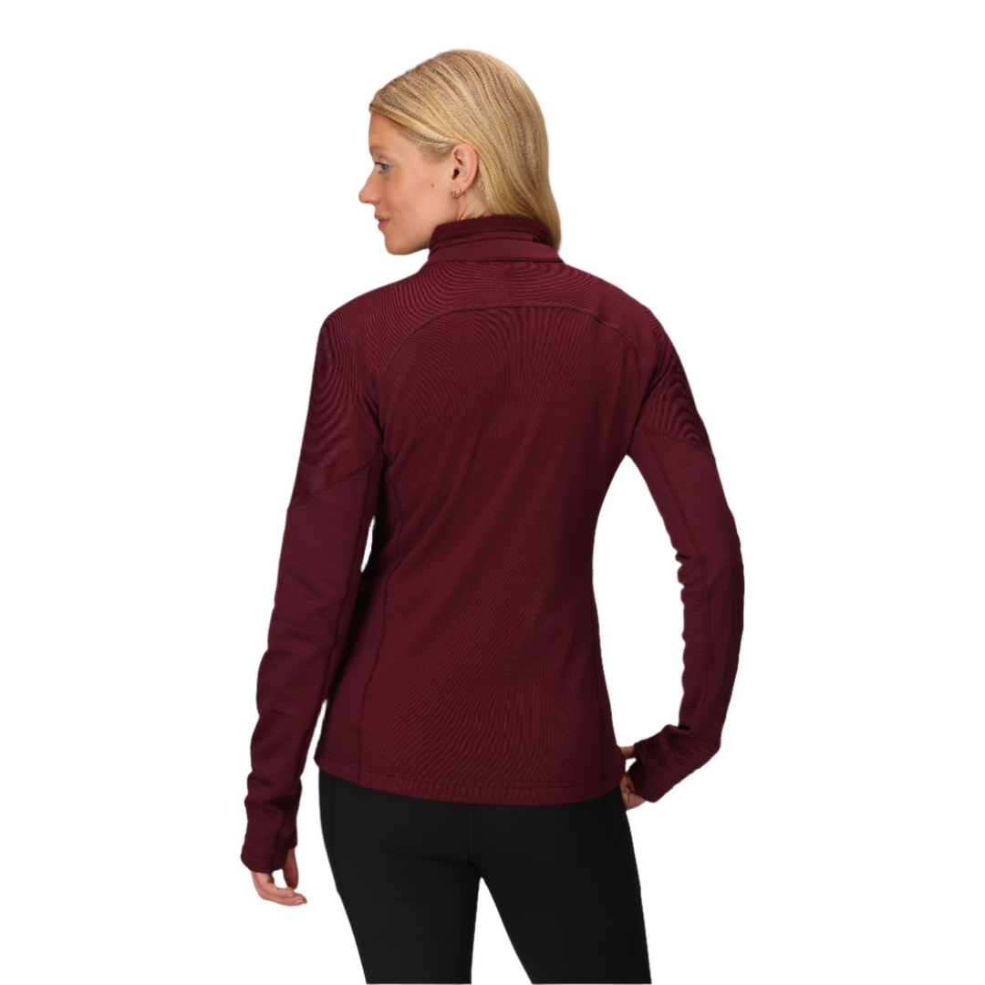 Deviator Fleece Zip Neck - Long Sleeve -  Women's