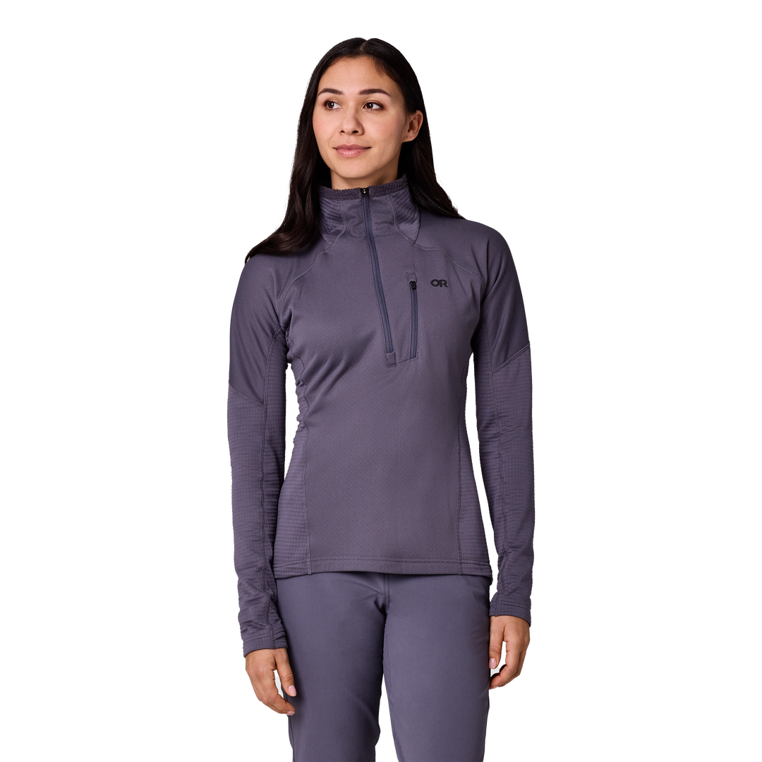 Deviator Fleece Zip Neck - Long Sleeve -  Women's