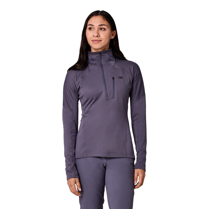Deviator Fleece Zip Neck - Long Sleeve -  Women's
