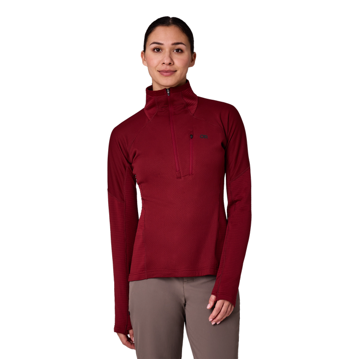 Deviator Fleece Zip Neck - Long Sleeve -  Women's