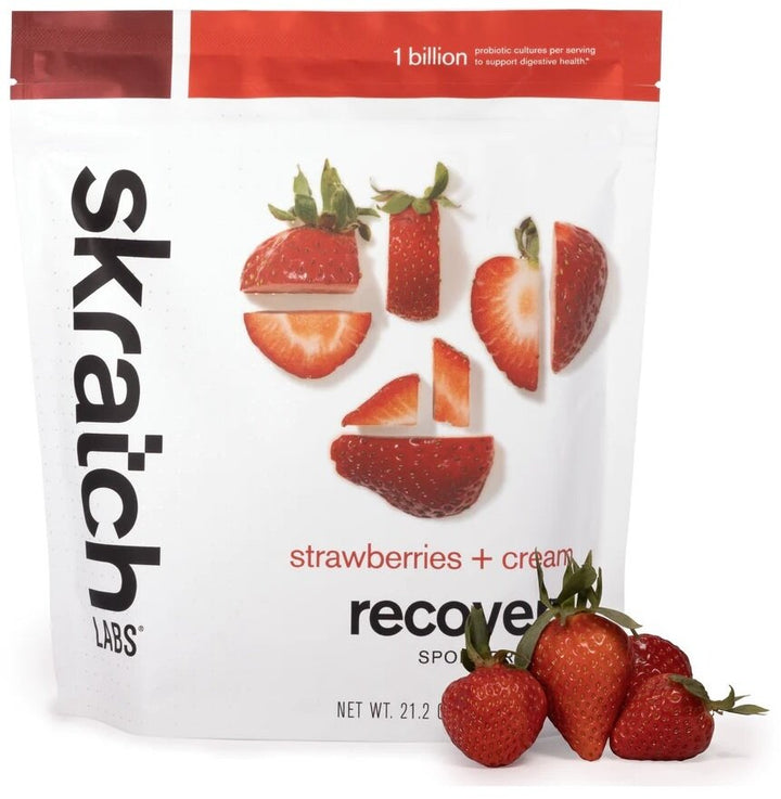 Sport Recovery Drink Mix - Strawberry & Cream - 600g (12 Servings)