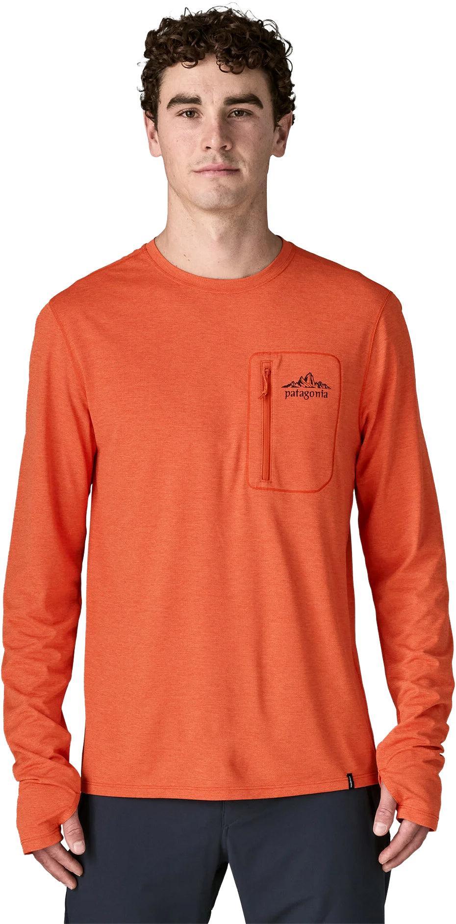 Capilene Cool Sun Shirt - Cloud Crag Crest - Long Sleeve - Men's