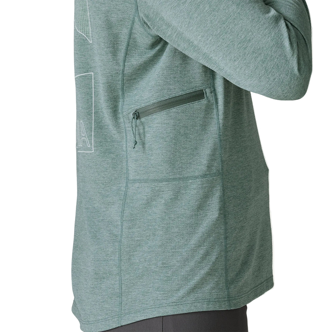 Capilene Cool Sun Hoody - Peak Visions - Long Sleeve - Women's