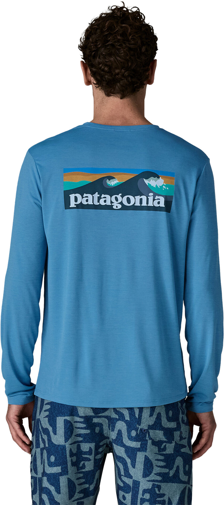 Capilene Cool Daily Shirt - Boardshort Logo - Long Sleeve - Men's