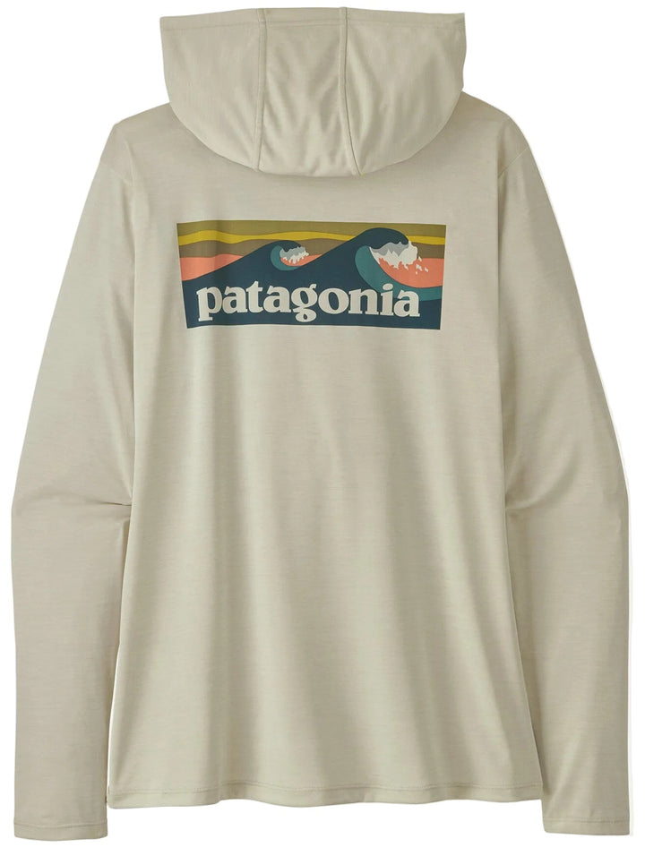 Capilene Cool Daily Hoody - Boardshort Logo - Long Sleeve - Women's