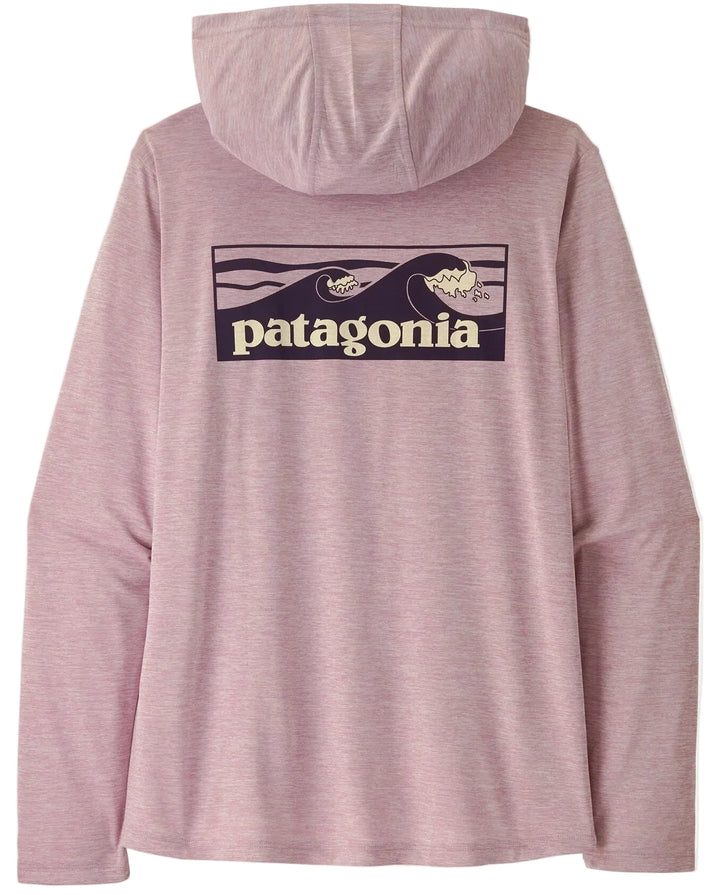 Capilene Cool Daily Hoody - Boardshort Logo - Long Sleeve - Women's