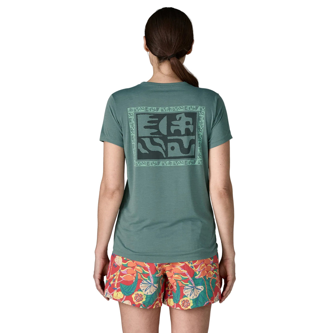 Capilene Cool Daily Shirt - Mother Rays - Short Sleeve - Women's
