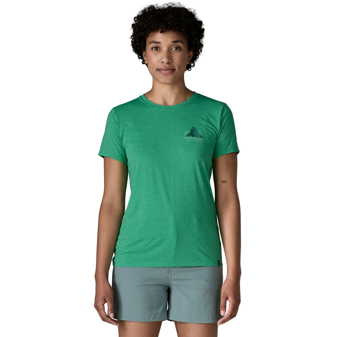 Capilene Cool Daily Shirt - Chouinard Crest - Short Sleeve - Women's