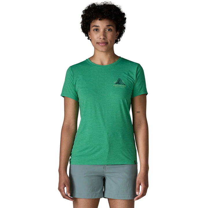 Capilene Cool Daily Shirt - Chouinard Crest - Short Sleeve - Women's