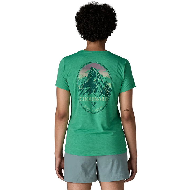 Capilene Cool Daily Shirt - Chouinard Crest - Short Sleeve - Women's