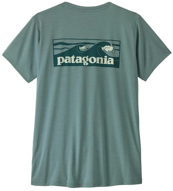 Capilene Cool Daily Shirt - Boardshort Logo - Short Sleeve - Women's