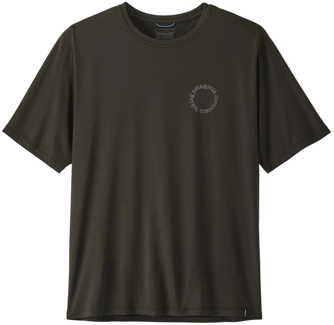 Capilene Cool Daily Shirt - Spoke Stencil - Short Sleeve - Men's