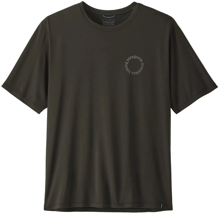 Capilene Cool Daily Shirt - Spoke Stencil - Short Sleeve - Men's