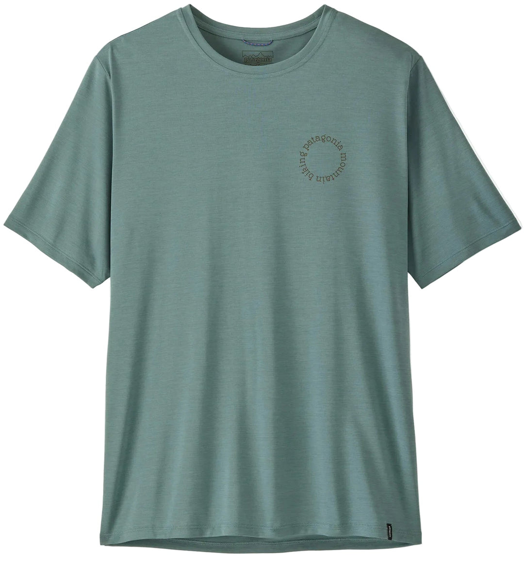 Capilene Cool Daily Shirt - Spoke Stencil - Short Sleeve - Men's