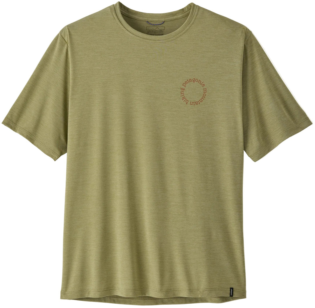 Capilene Cool Daily Shirt - Spoke Stencil - Short Sleeve - Men's