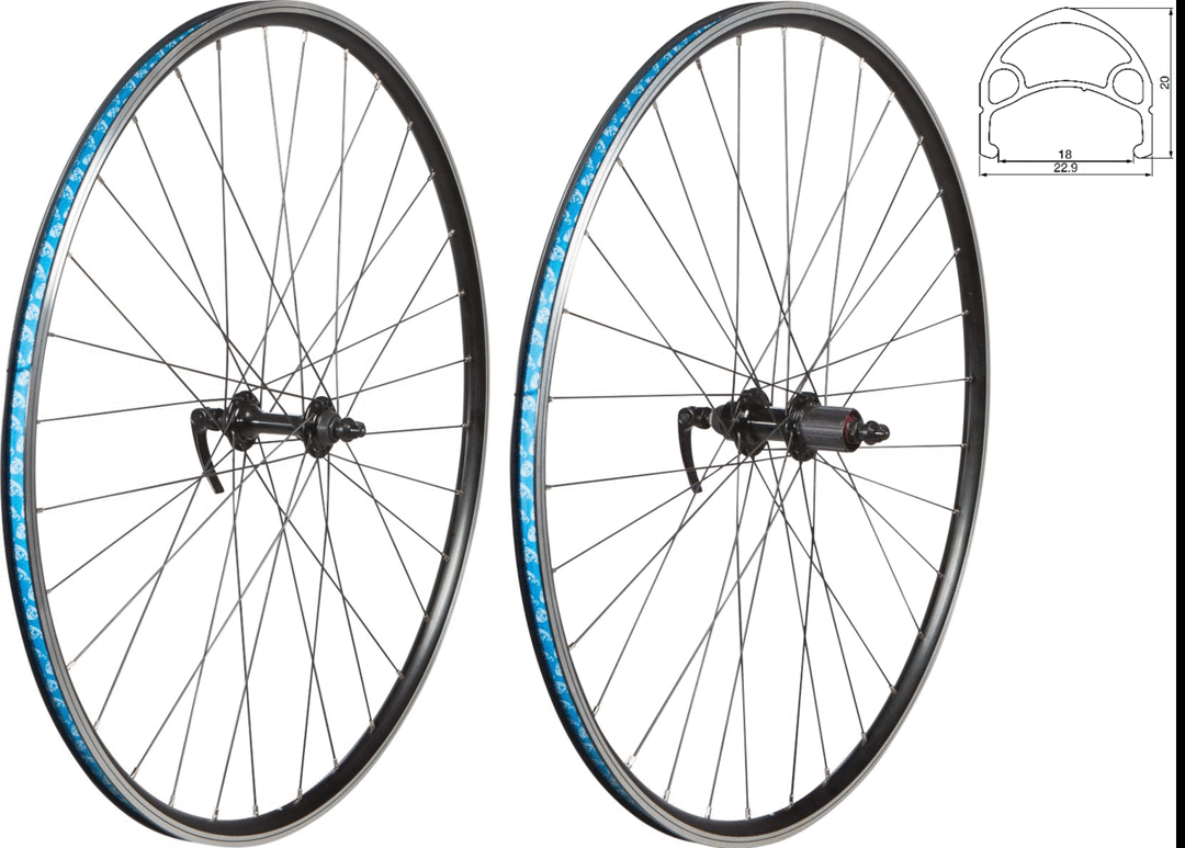 Road 700c QR Rim Brake Rear Wheel