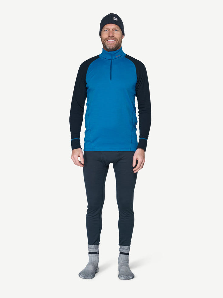 Duo Active Merino 205 Zip Neck Shirt - Long Sleeve - Men's