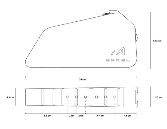 XP Waterproof Top Tube Front Bag