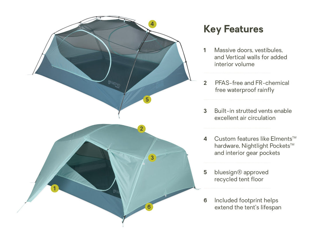 Aurora 3P Tent with Footprint