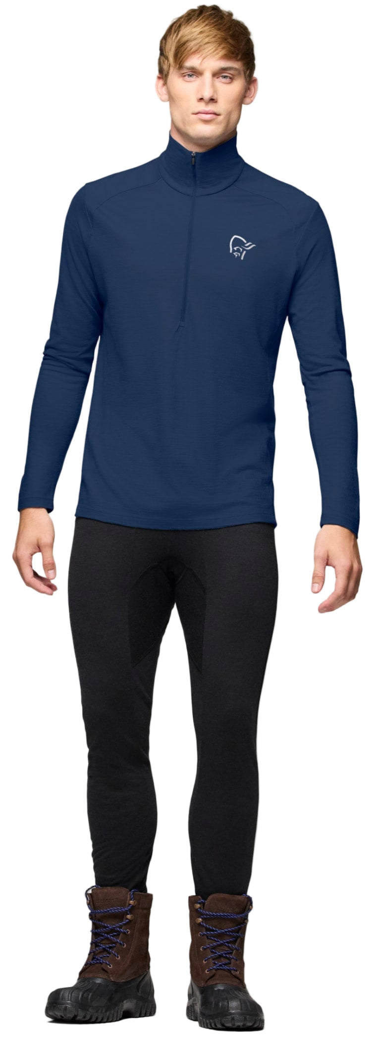 femund pureUll Zip Neck - Long Sleeve - Men's
