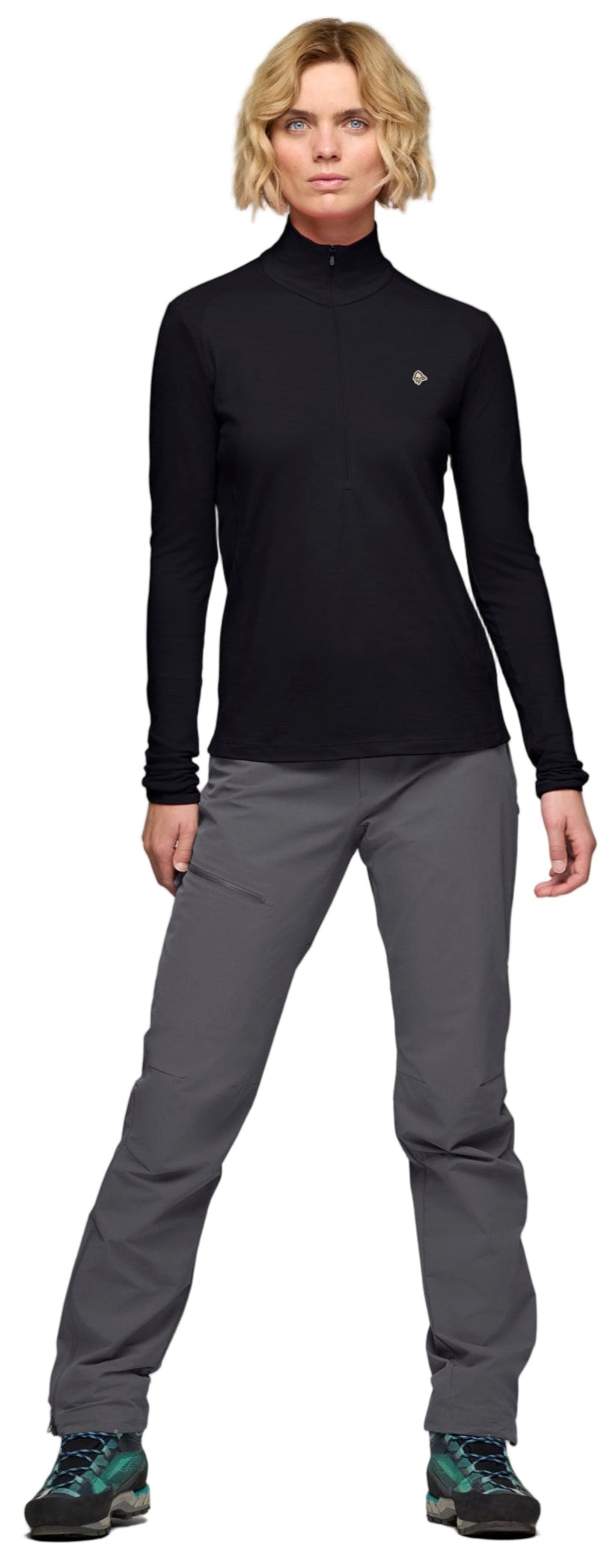 femund pureUll Zip Neck - Long Sleeve - Women's