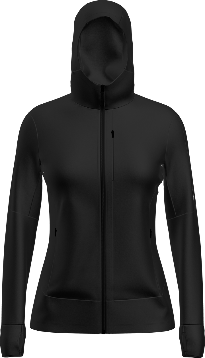 Merino 260 Quantum Zip Neck Hoodie - Long Sleeve - Women's
