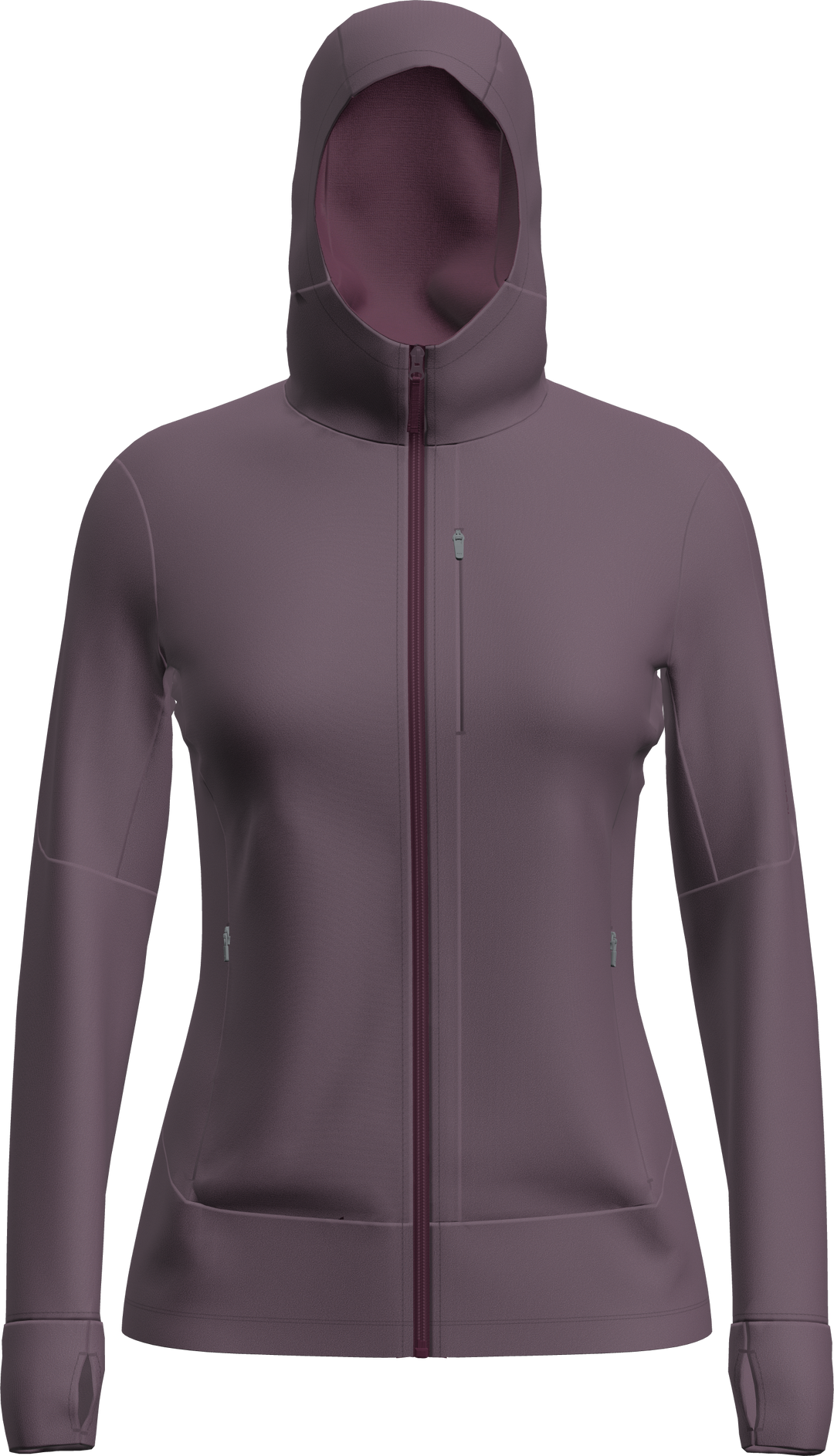 Merino 260 Quantum Zip Neck Hoodie - Long Sleeve - Women's