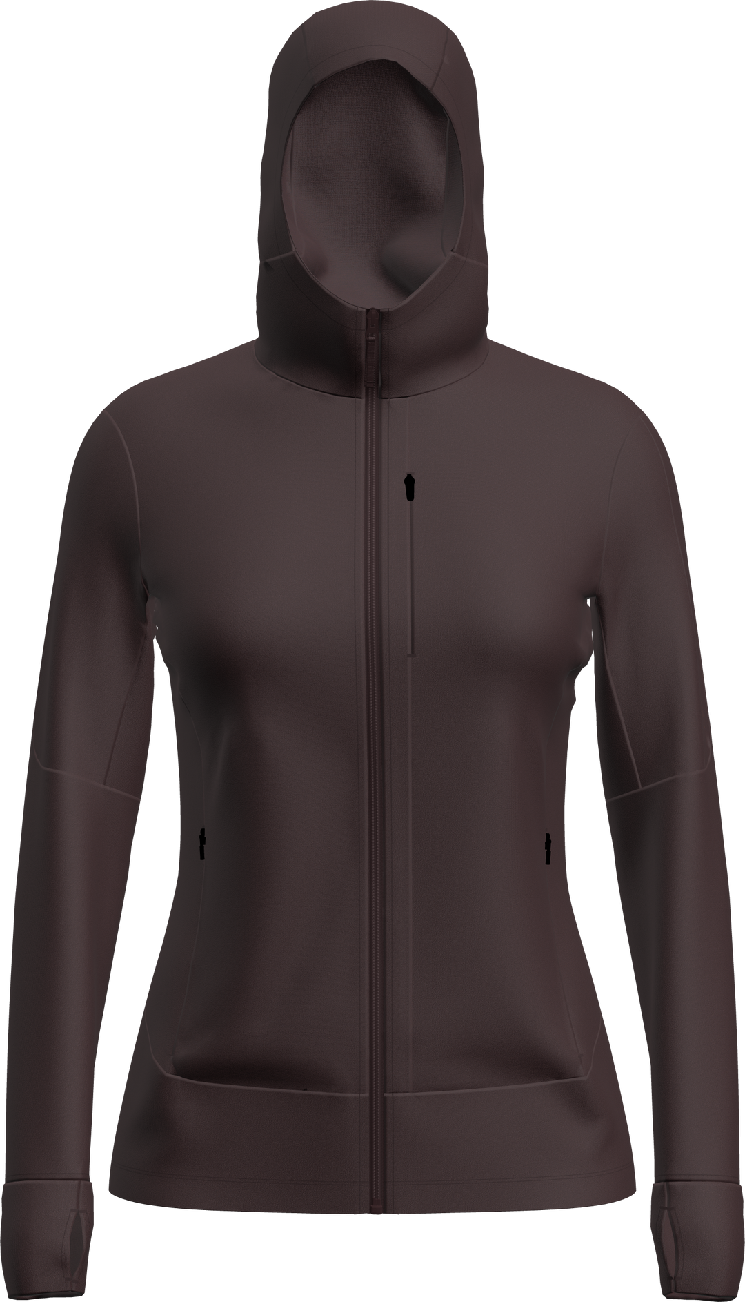 Merino 260 Quantum Zip Neck Hoodie - Long Sleeve - Women's