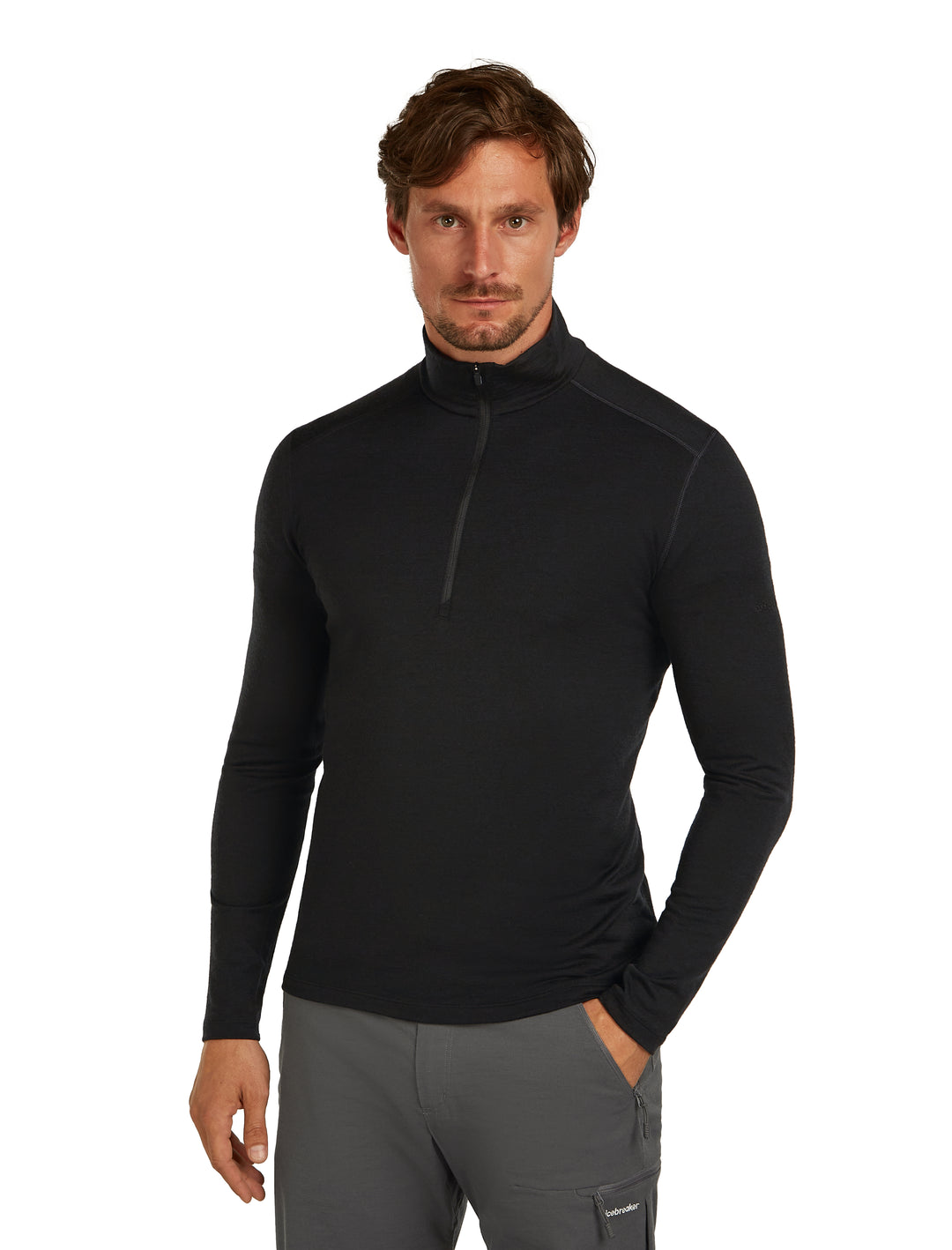 Merino 200 Oasis Zip Neck Thermal Top - Long Sleeve - Men's
