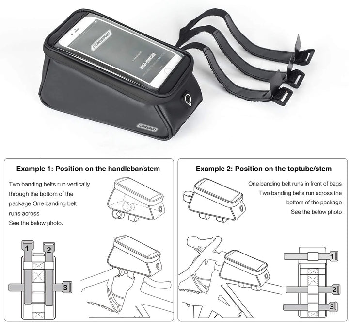 Compass Waterproof Frame Bag - 1.5L