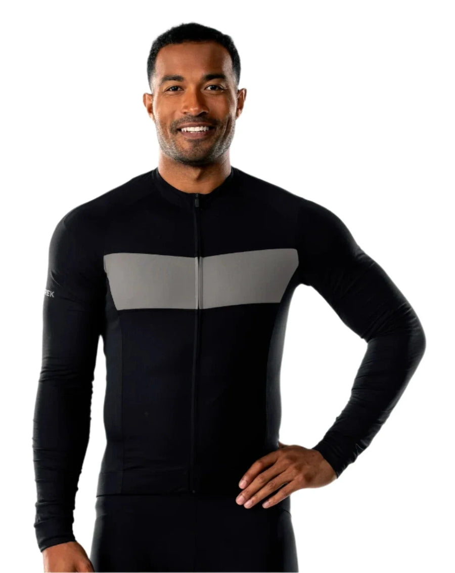 Long sleeve cycling jersey sale sales