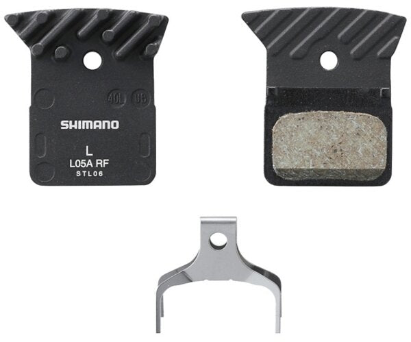 Deore XT L05A-RF Disc Brake Pad - Resin with Fin