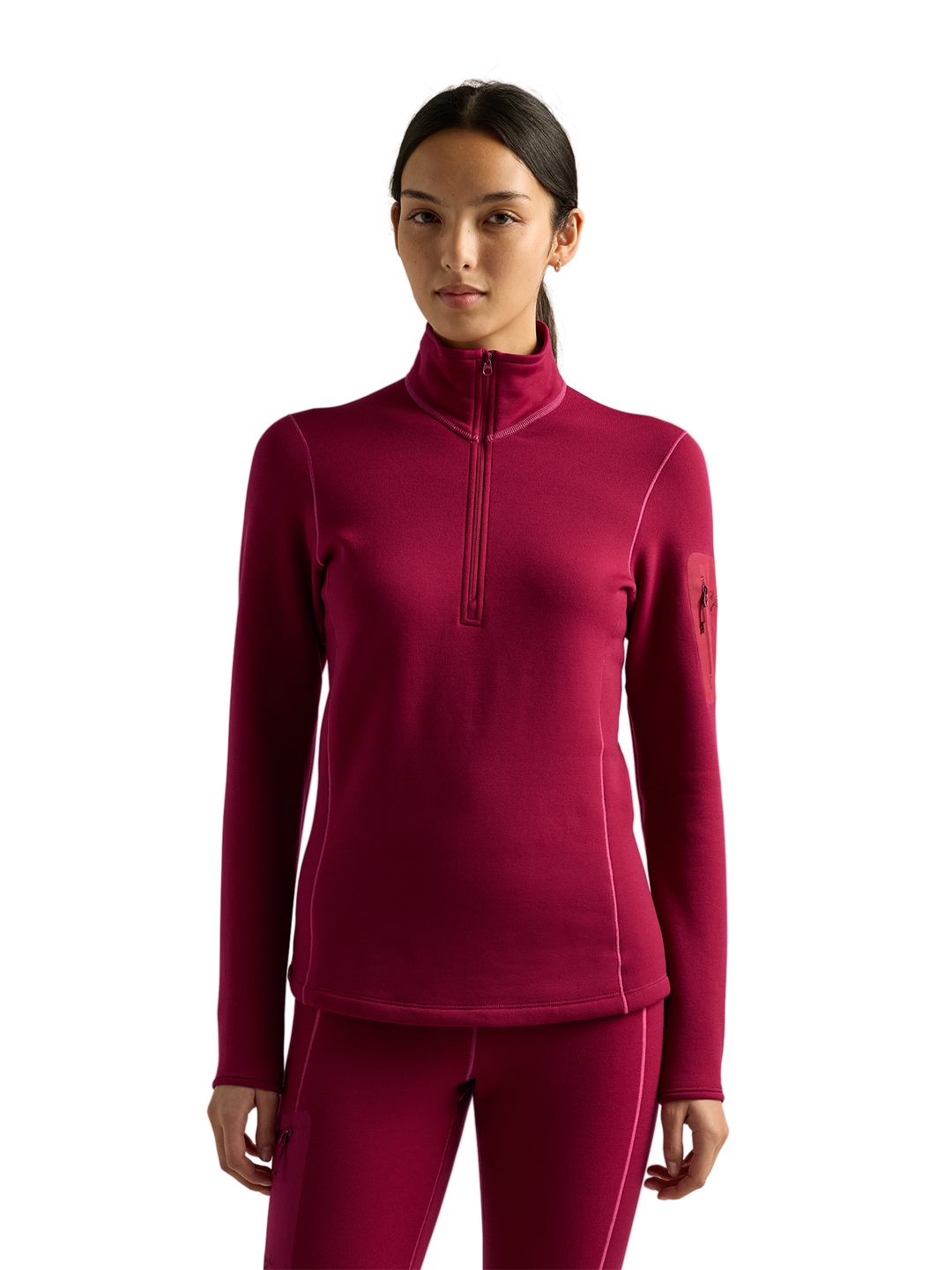 Rho SV Zip Neck - Long Sleeve - Women's