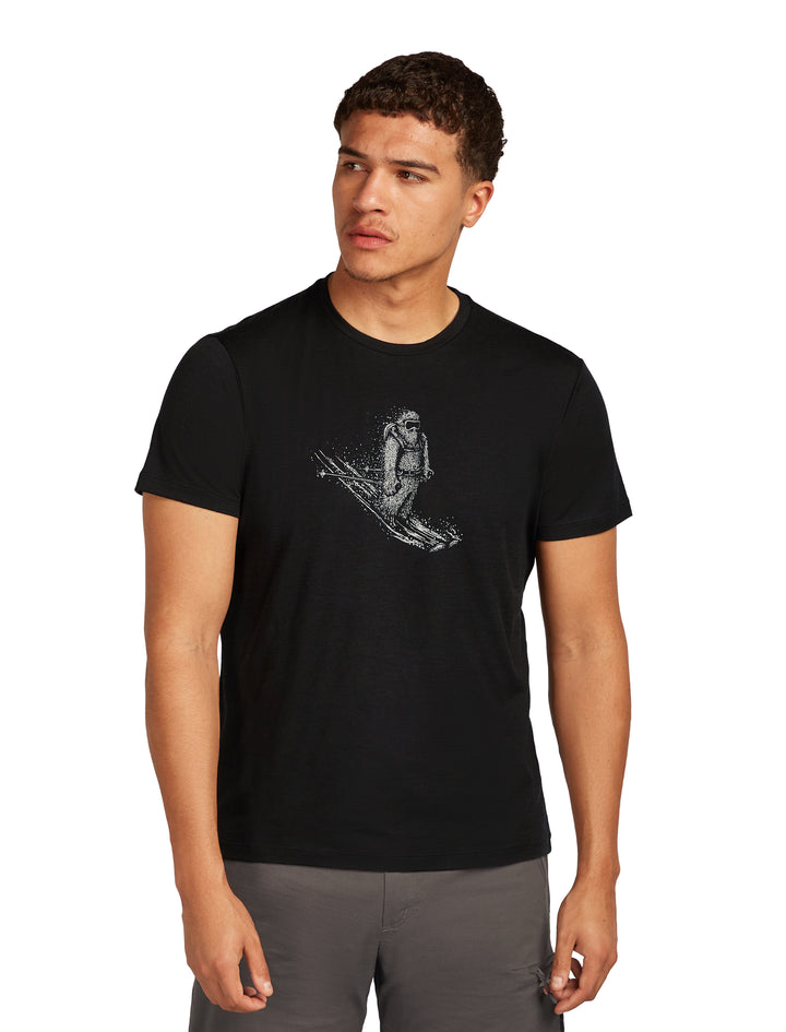 150 Tech Lite Tee Skiing Yeti Shirt - Short Sleeve - Men's