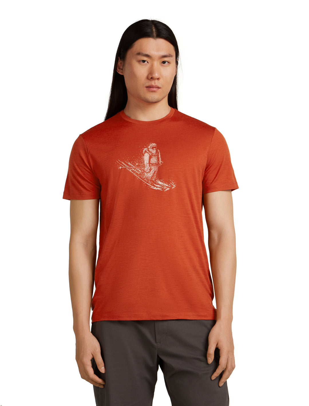 150 Tech Lite Tee Skiing Yeti Shirt - Short Sleeve - Men's