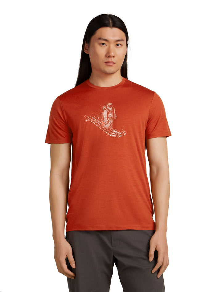 150 Tech Lite Tee Skiing Yeti Shirt - Short Sleeve - Men's