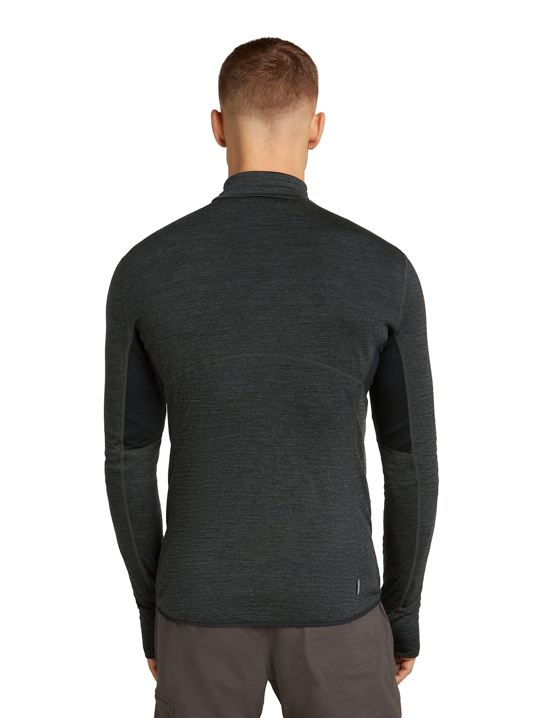 Merino Blend 200 Realfleece Descender Zip Neck - Long Sleeve - Men's