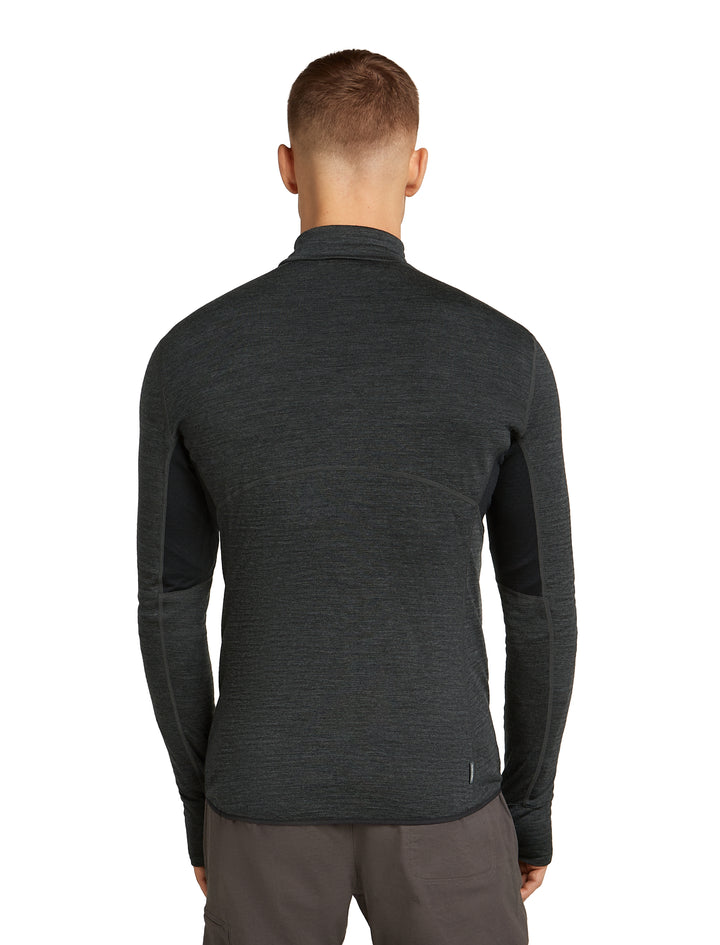 Merino Blend 200 Realfleece Descender Zip Neck - Long Sleeve - Men's
