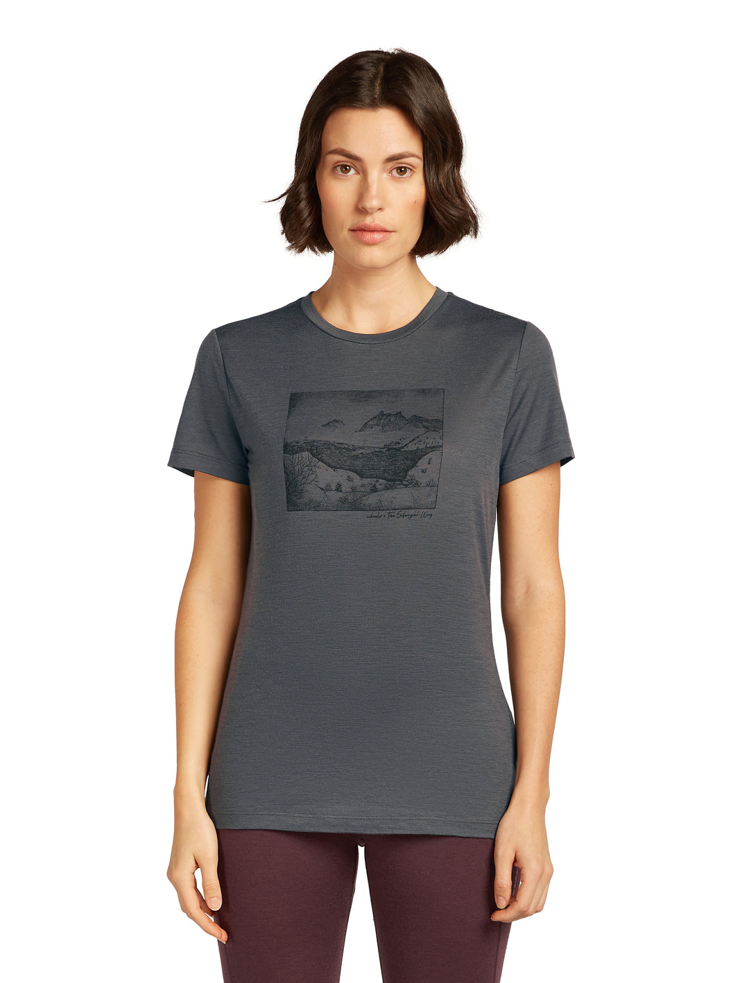 150 Tech Lite Tee Lake View Shirt - Short Sleeve - Women's