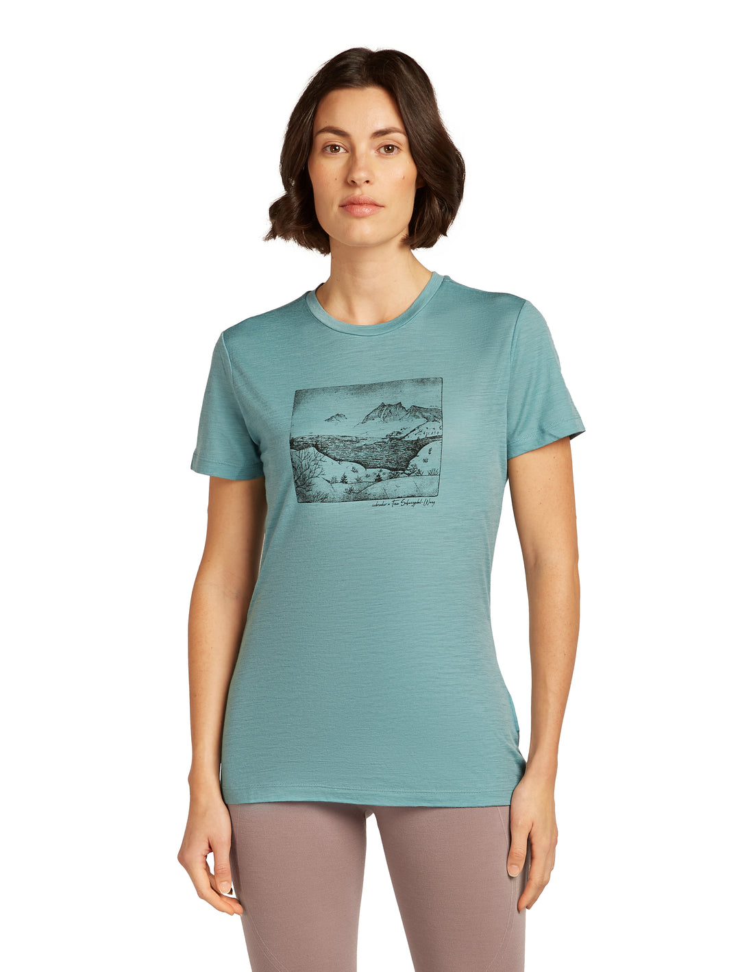 150 Tech Lite Tee Lake View Shirt - Short Sleeve - Women's
