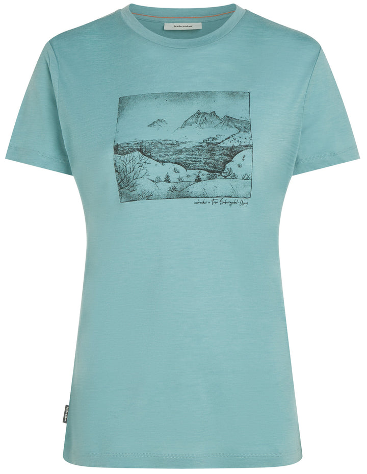 150 Tech Lite Tee Lake View Shirt - Short Sleeve - Women's