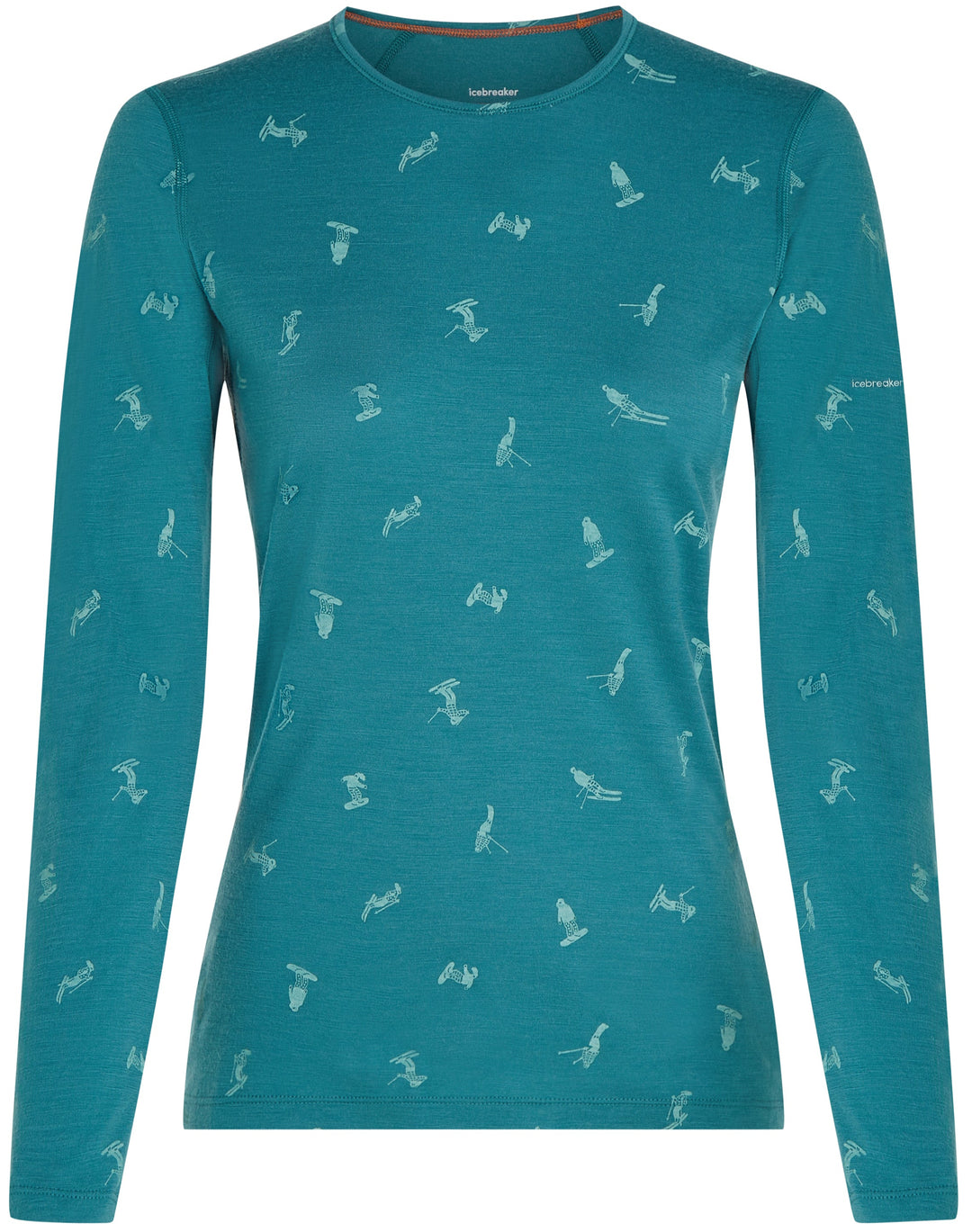 Merino 200 Oasis Crewe Thermal Top Snow Day Shirt - Long Sleeve - Women's